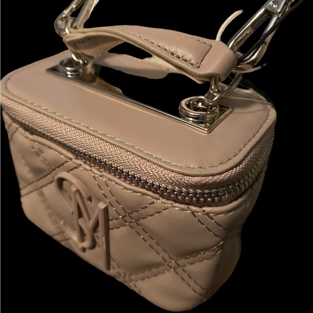 Steve Madden mini crossbody faux quilted leather NWT
